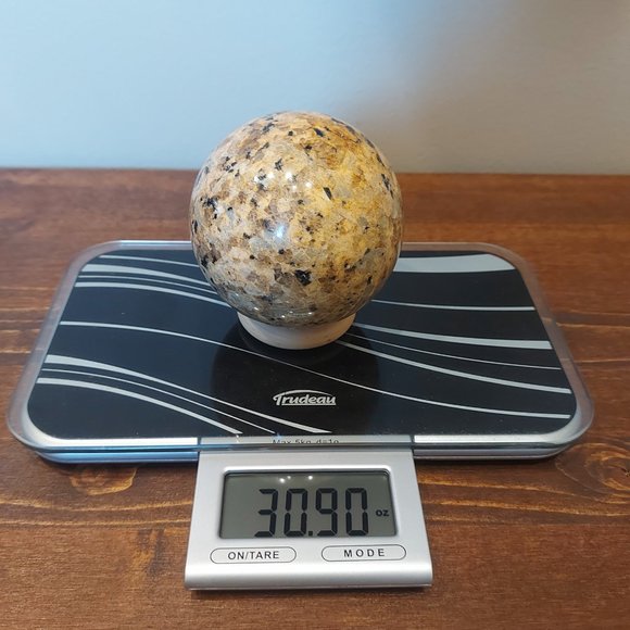 🔥 Sale 🔥 Brown Kiwi Jasper Sphere w/ Stand - Final Price - Picture 8 of 8